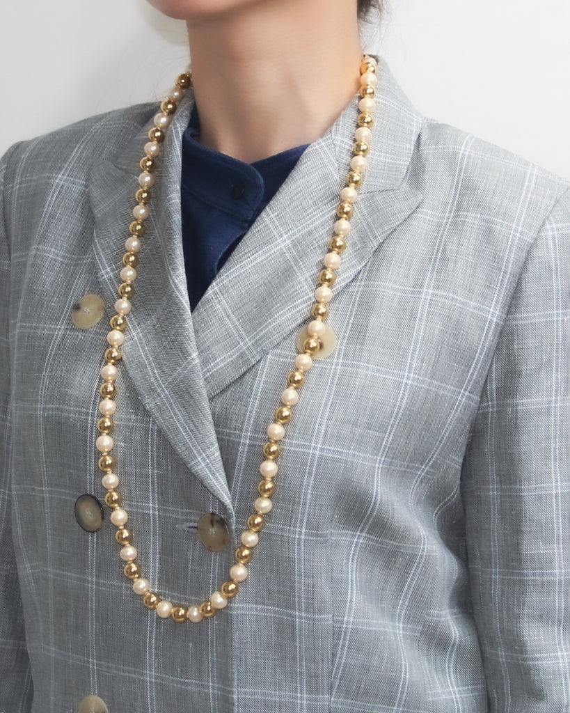 1980s Celine 'Pearl Sautoir' Necklace