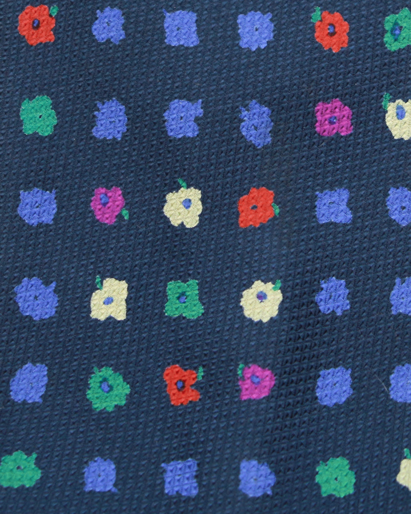 1990s Abstract Floral Pattern Tie