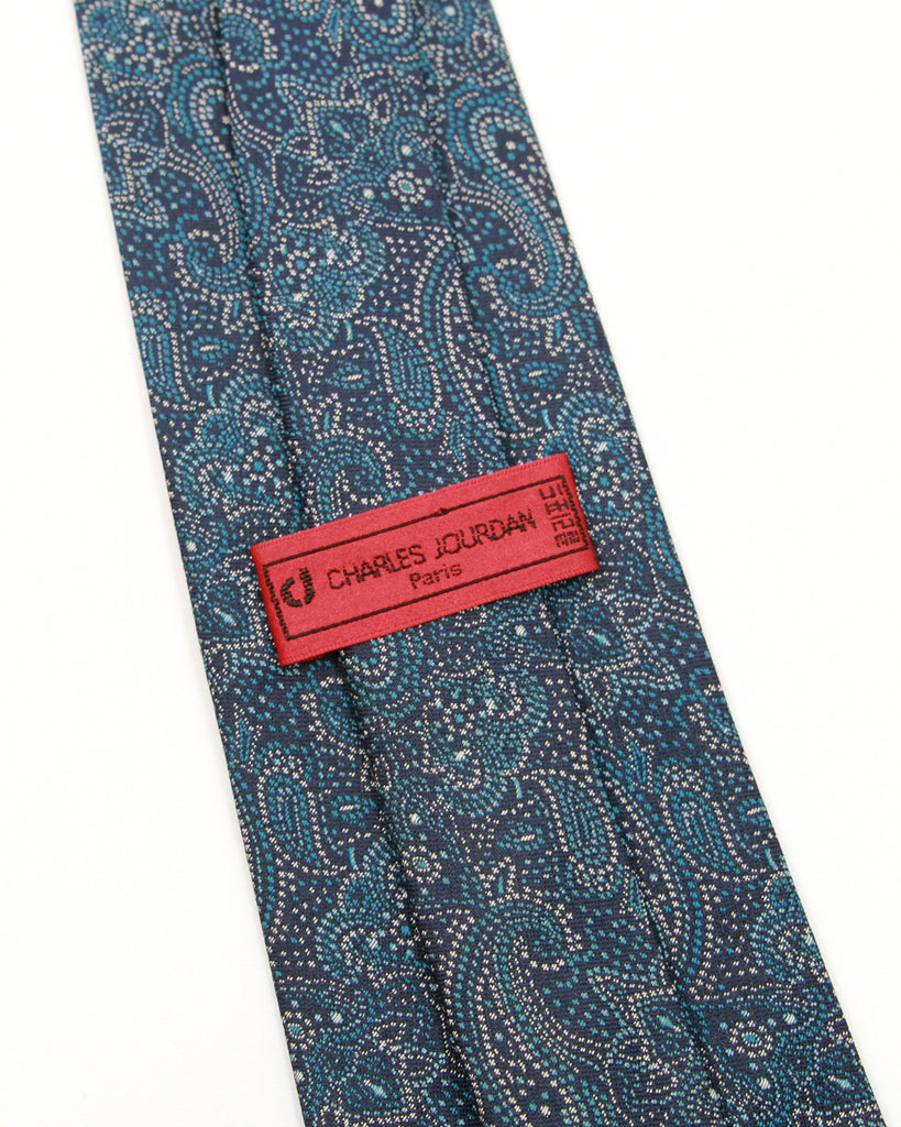 Vintage Charles Jourdan Paisley Pattern Tie