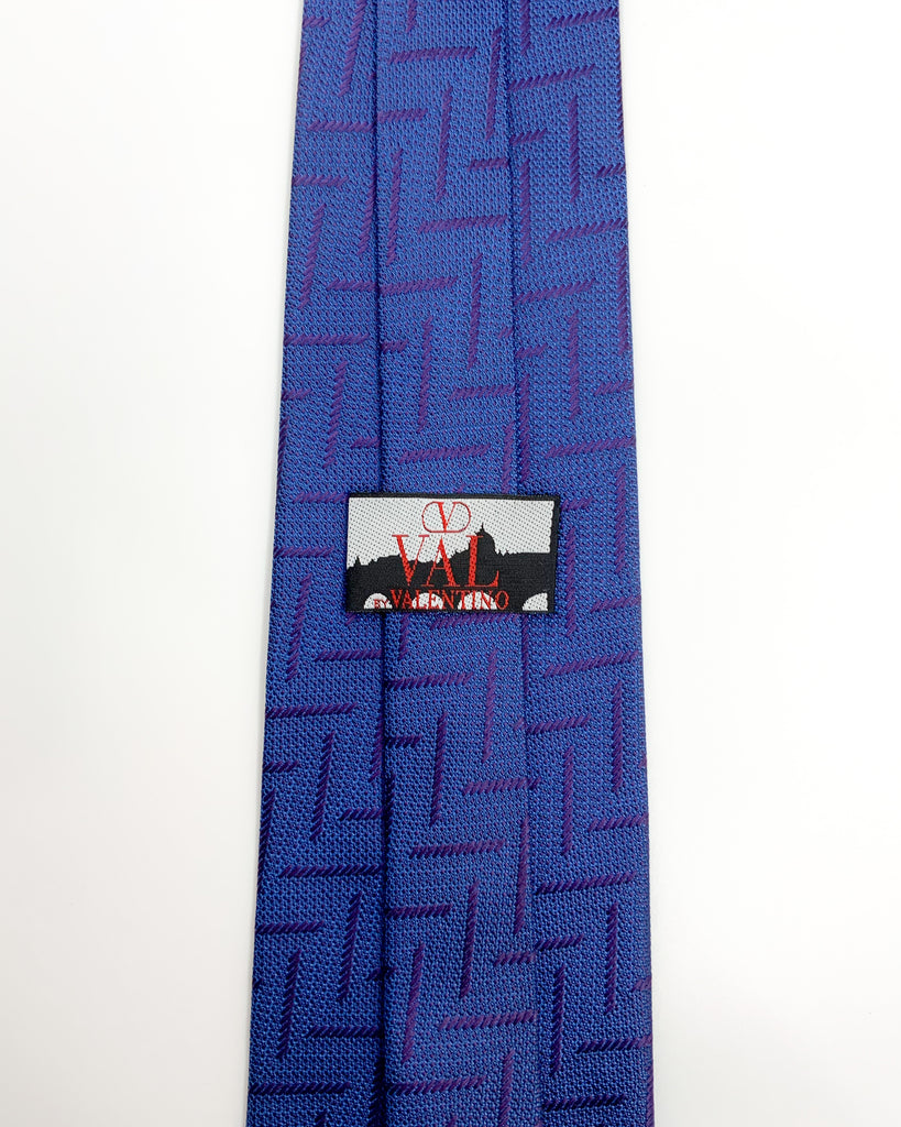 VALENTINO VINTAGE - JACQUARD SILK TIE