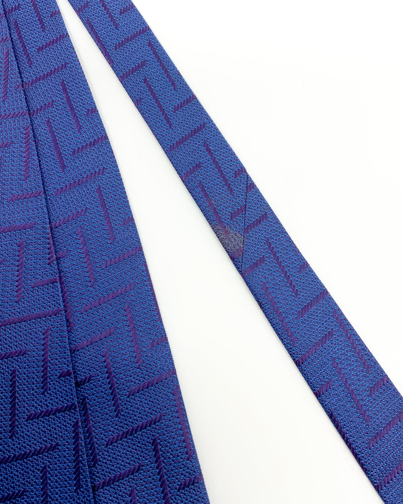 VALENTINO VINTAGE - JACQUARD SILK TIE