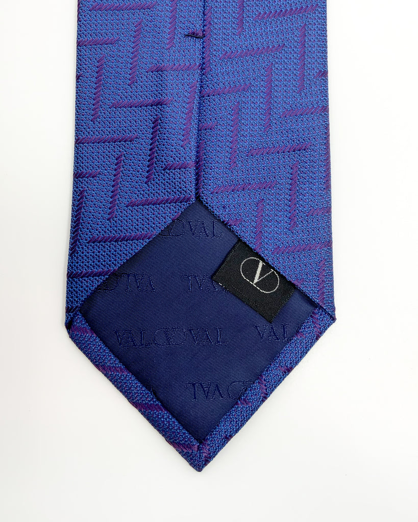 VALENTINO VINTAGE - JACQUARD SILK TIE