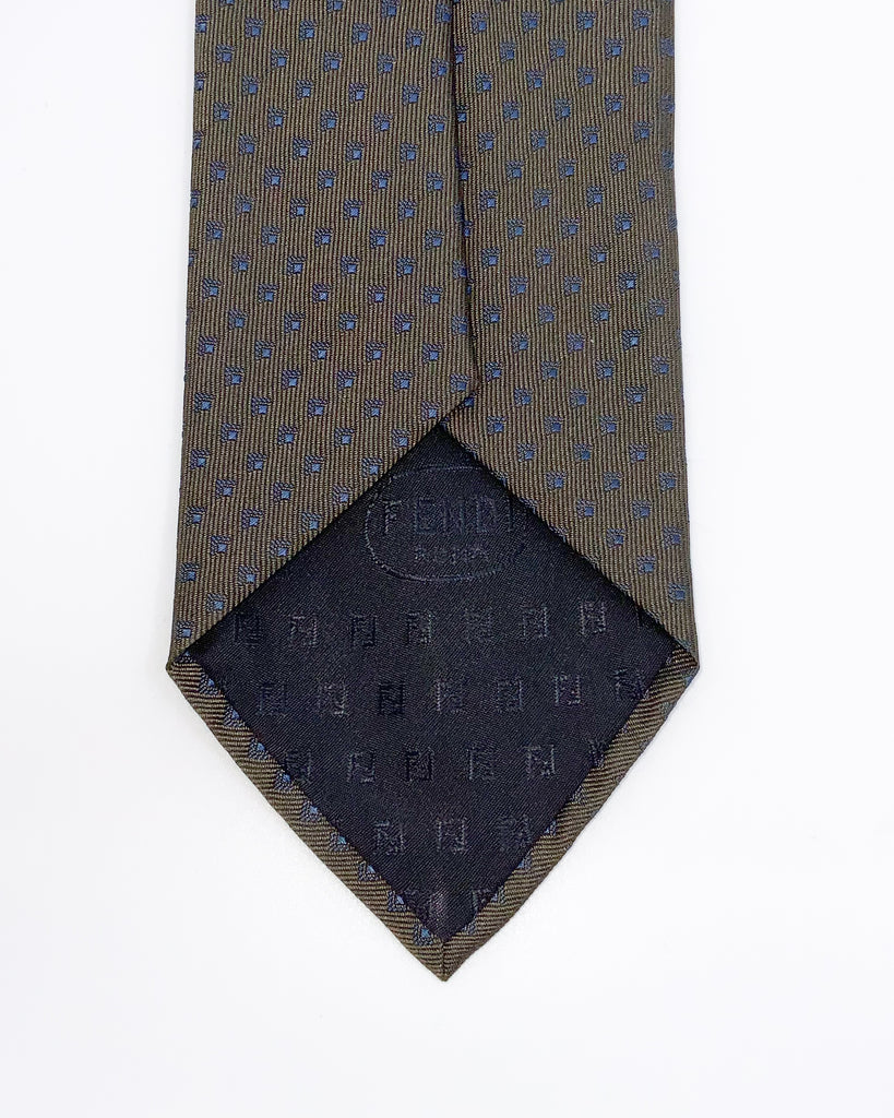 Fendi Vintage - Blue Pattern Tie