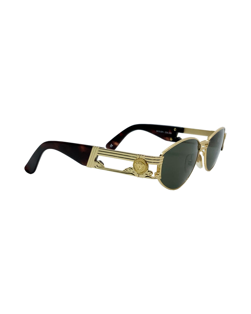 Vintage Versace Gold Logo Sunglasses (S75)