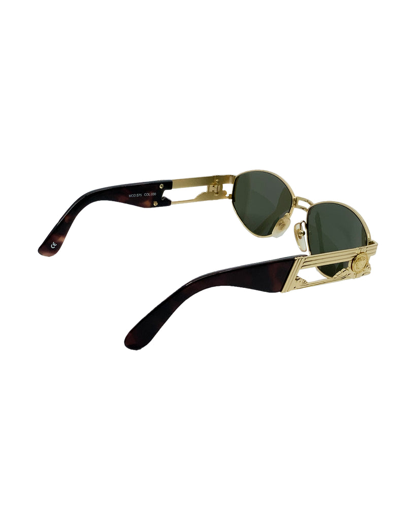 Vintage Versace Gold Logo Sunglasses (S75)