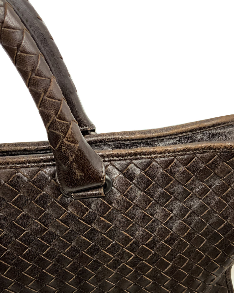 Vintage Bottega Veneta Intrecciato Briefcase